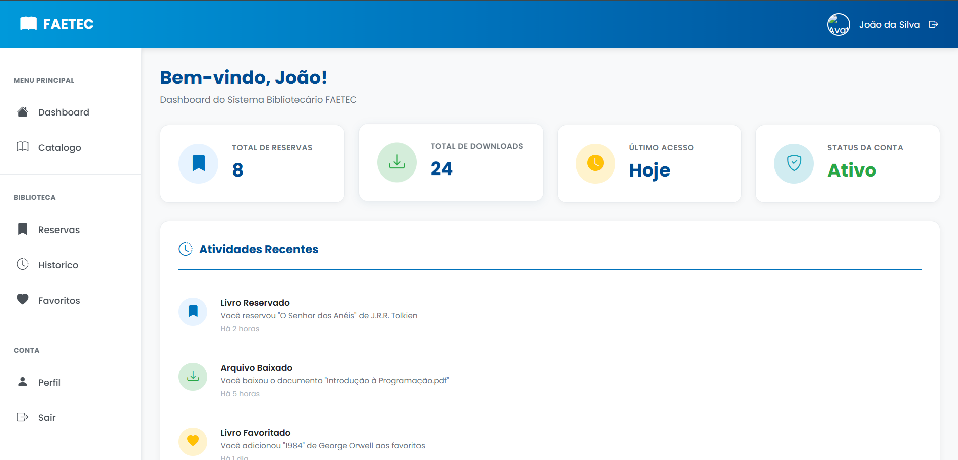 Sistema Bibliotecário Faetec